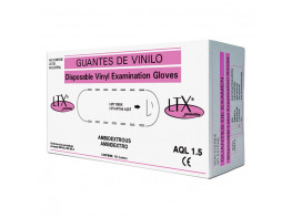 Imagen del producto Ltx guantes vinilo aql 15 T-S 100uds