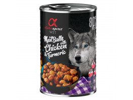 Imagen del producto Alpha Spirit albóndigas pollo cúrcuma 12x400g