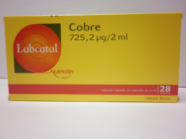 Imagen del producto LABCATAL  4 COBRE 28 AMPOLLAS