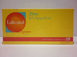 Imagen del producto LABCATAL 18 ZINC 28 AMPOLLAS