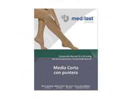 Imagen del producto Medilast Media corta cn puntera negro ts