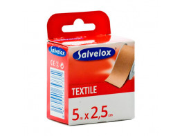 Imagen del producto Salvelox esparadrapo textil blanco 5x2,5cm