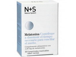 Imagen del producto N+S MELATONINA 30 COMPRIMIDOS MASTICABLE