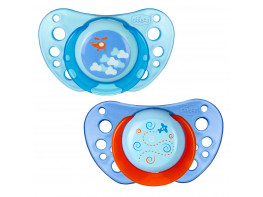 Imagen del producto Chicco Chupete physio air caucho azul 6-12 meses 2uds