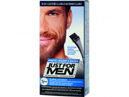 Imagen del producto Just for men bigote y barba colorante en gel castaño claro