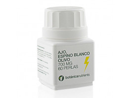 Imagen del producto BotánicaPharma ajo, espino blanco y olivo 60u