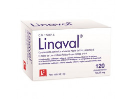 Imagen del producto Linaval 702,02 mg 120 capsulas