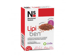 Imagen del producto N+S lipiben 30 comprimidos