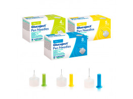 Imagen del producto Glucoject aguja insu. 31g x 8mm 100uds.