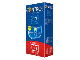 Imagen del producto Control nature 2en1 preservativo+lubricante 6u