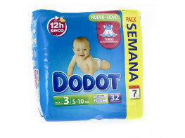Imagen del producto Dodot Pañal etapas T/3 6-10kg 42u
