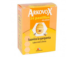 Imagen del producto ARKOVOX 24 PASTILLAS MIEL LIMON