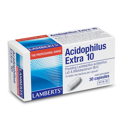 Imagen de Lamberts Acidophilus extra10 8418 30 cáspulas