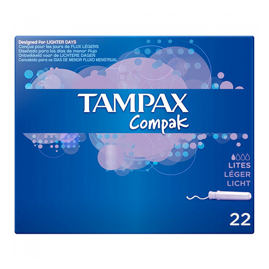 Imagen de Tampax compack tampones lites 22 uds.