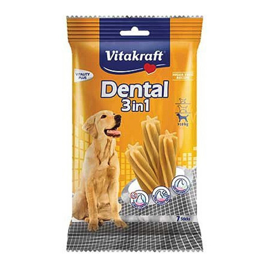 Imagen de Vitakraft Dental 3 en 1 perros medianos 180g