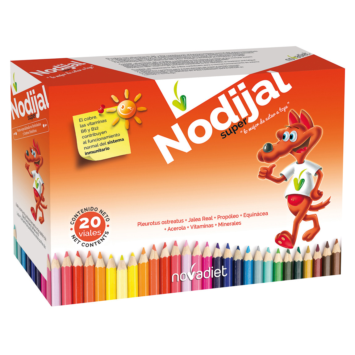 Imagen de Nodijal super jalea infan 20amp novadiet