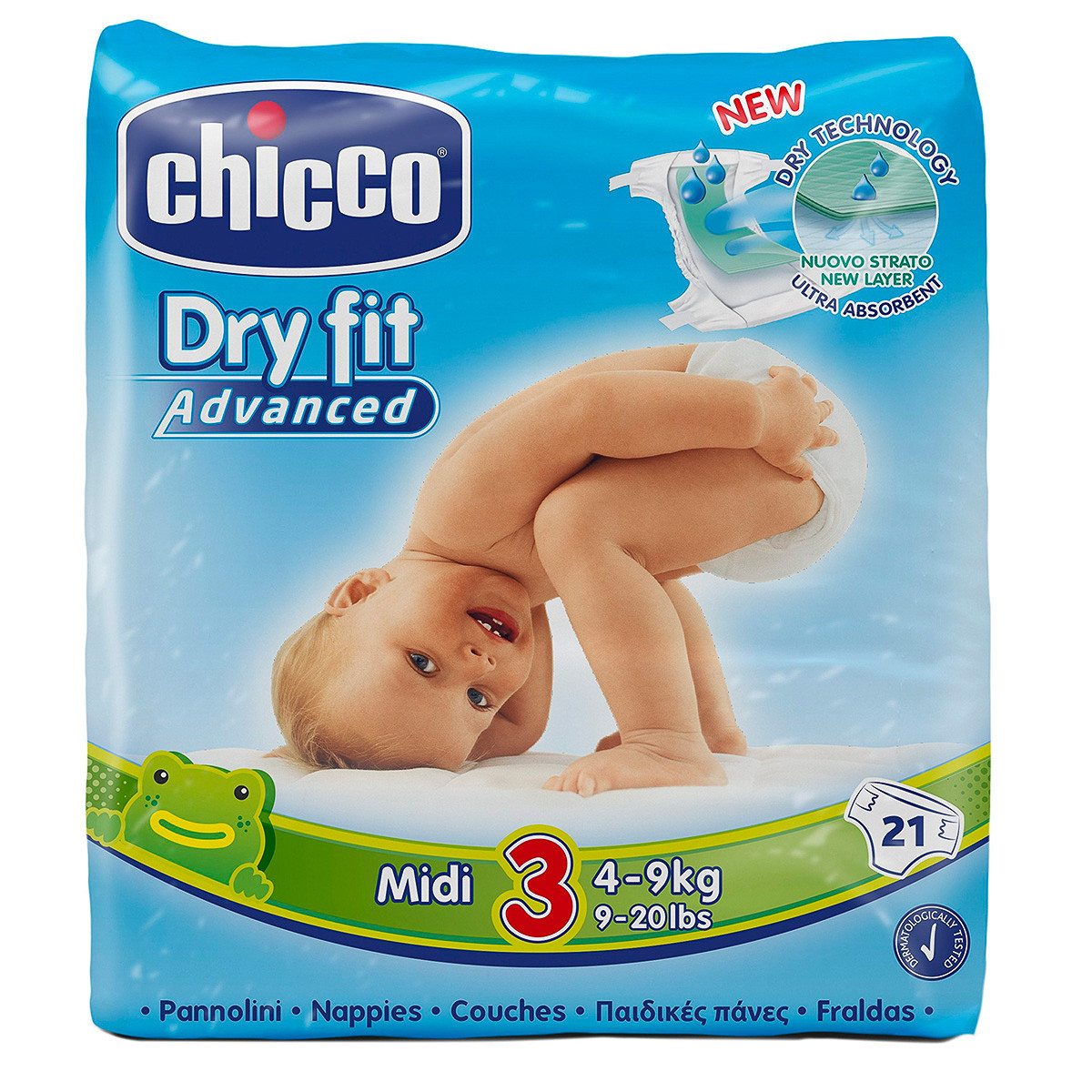 Imagen de Chicco pañal ultrafit midi 3 4-9 kg