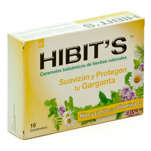 Imagen de Hibit's caramelos miel y limon 16uds