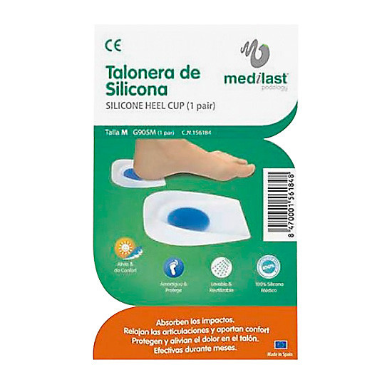 Imagen de Medilast Talonera fresil silicona talla-S