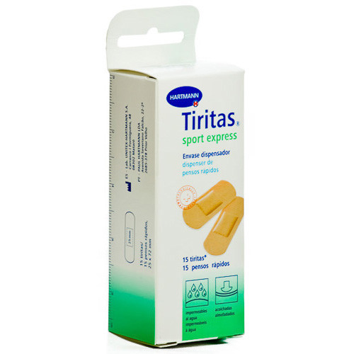 Imagen de Tiritas sport express 25x72 mm. 15u