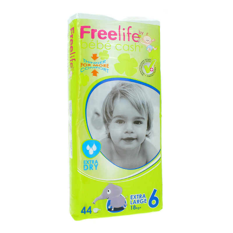 Imagen de Freelife Pañal bebecash 6 XL +18kg 35uds