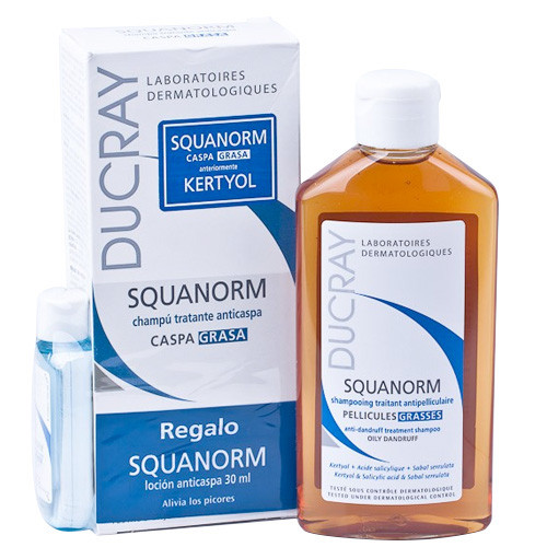 Imagen de DUCRAY SQUANORM CHAMPU CASPA-GRASA 200ML