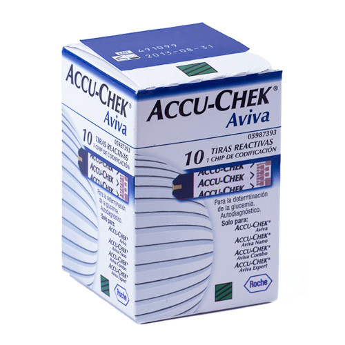 Imagen de ACCU-CHEK AVIVA  10 TIRAS          ROCHE