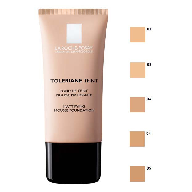 Imagen de La Roche Posay Toleriane Teint Mousse fondo maq 01IVOIR
