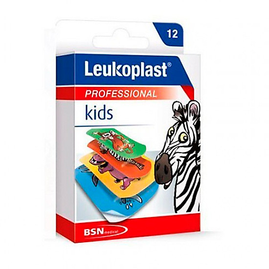 Imagen de Leukoplast pro kids zoo surtido 12 tiras