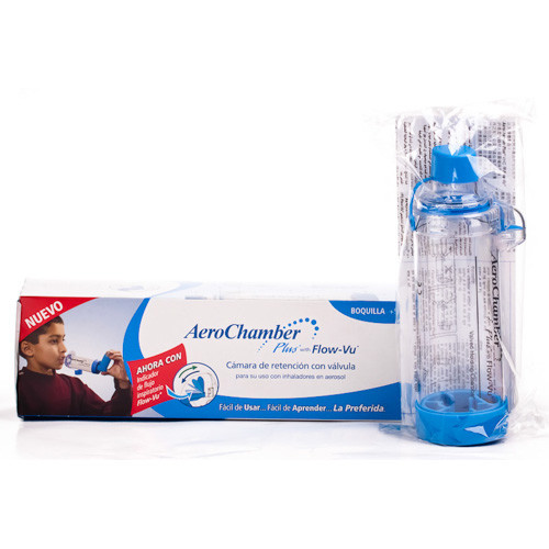 Imagen de AEROCHAMBER PLUS FLOW-VU CON BOQUILLA