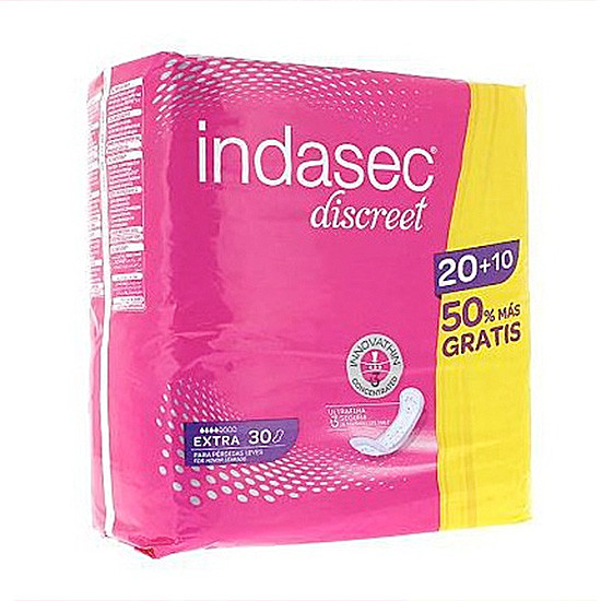 Imagen de Indasec extra 20uds + 10 gratis