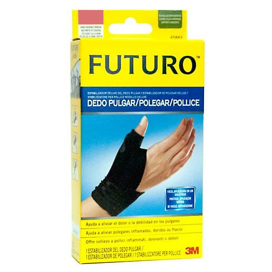 Imagen de Muñequera pulgar negra futuro t/l-XL