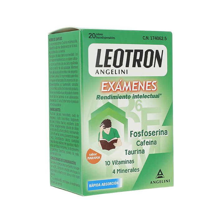 Imagen de Leotron examenes 20 sobres