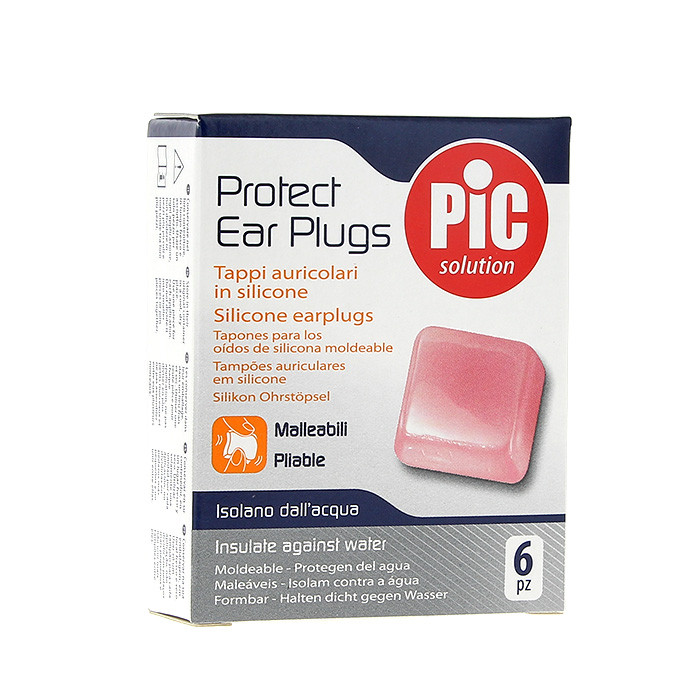 Imagen de PIC PROTEC TAPONES OIDOS SILICONA 6 UDS