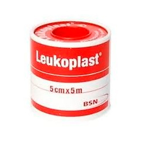 Imagen de Leukoplast esparadrapo blanco 5m x 5cm