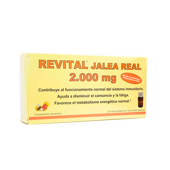 Imagen de Revital jalea real 2000mg 20 viales bebibles
