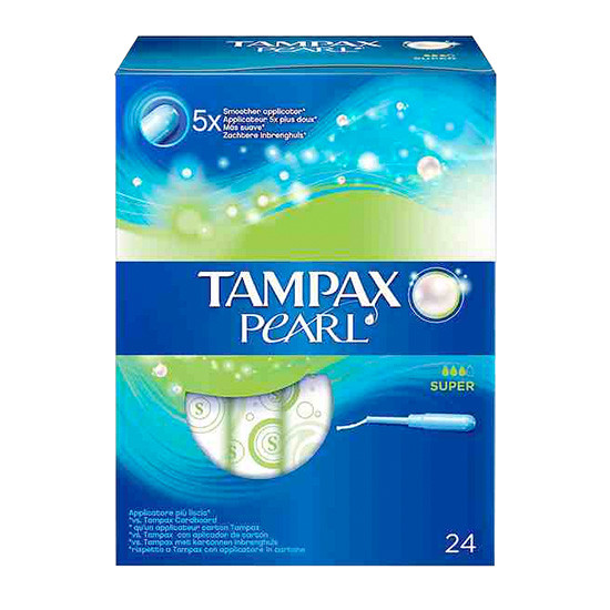 Imagen de Tampax tampones pearl super 24 uds