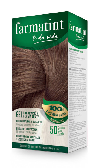 Imagen de FARMATINT 5D CASTAÑO CLARO DORADO 130 ML