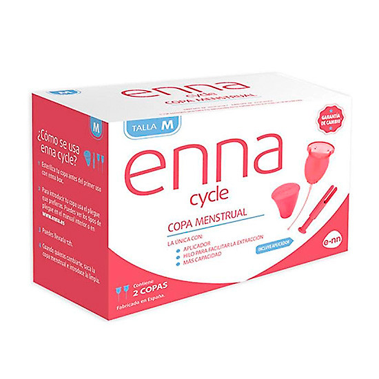 Imagen de ENNA CYCLE COPA MENSTRUAL T/M + APLIC 2U