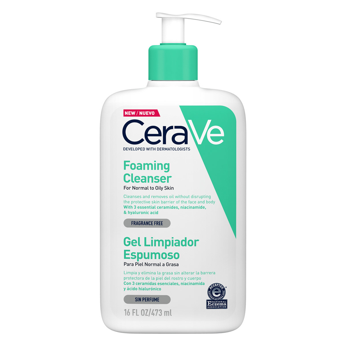 Imagen de Cerave gel limpiador espumoso 473ml