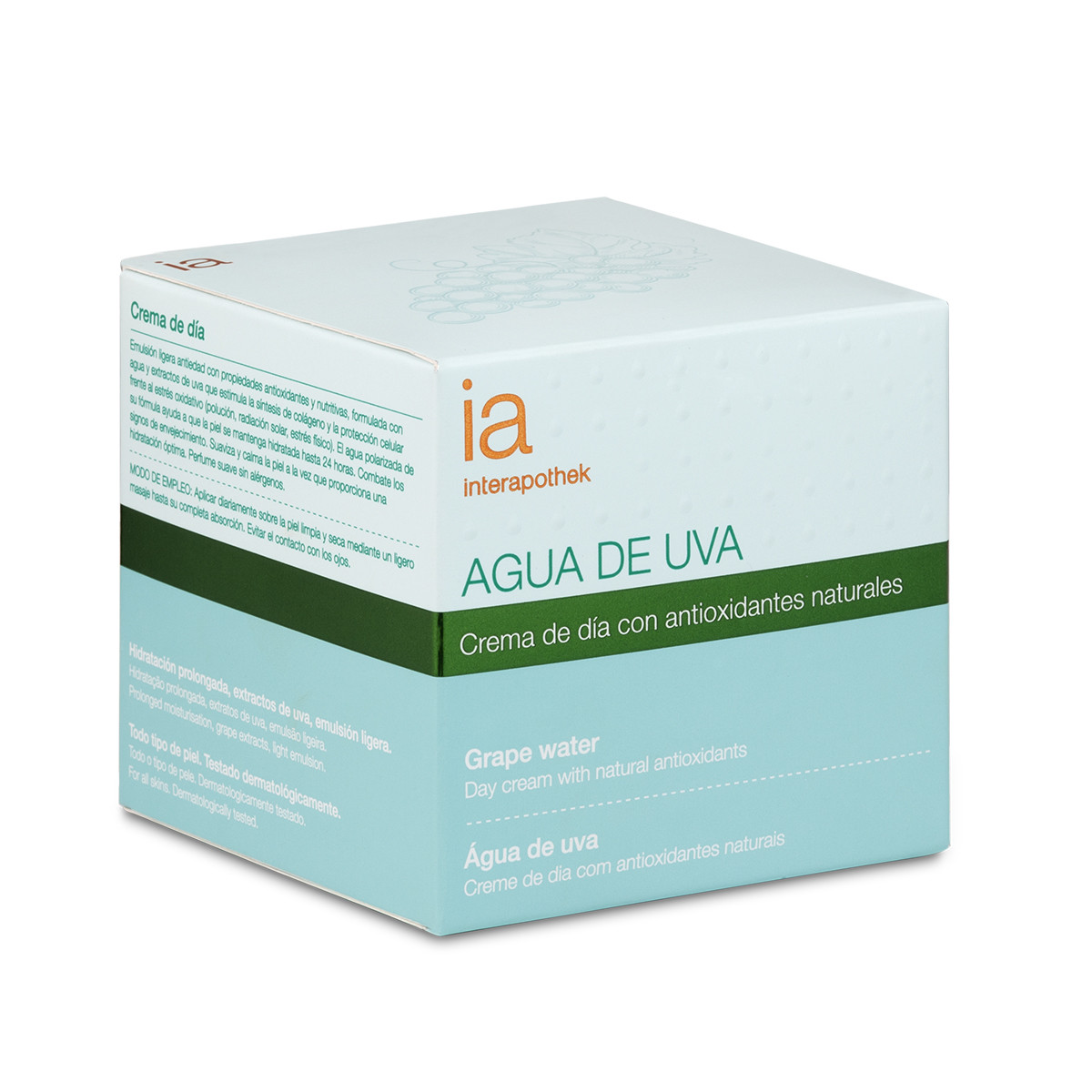 Imagen de Interapothek crema de día agua de uva 50ml