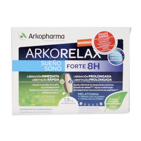 Imagen de Arkorelax sueño cronoliberacion 30 comprimidos
