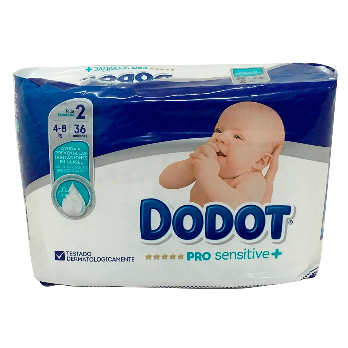 Imagen de Dodot Pañal pro sensitive T/2  4-8kg  36uds