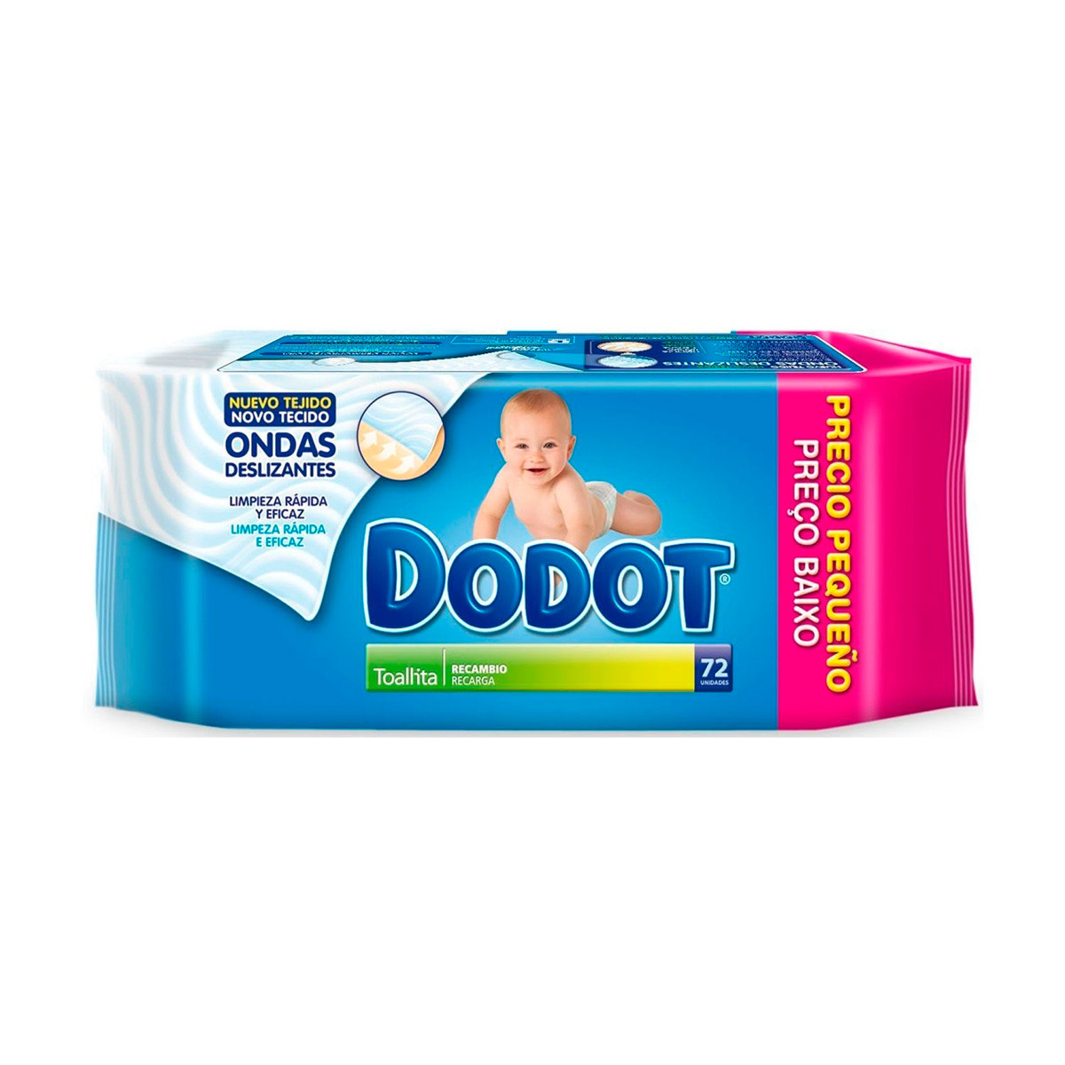 Imagen de Dodot Toallitas sensitive con tapa 72uds