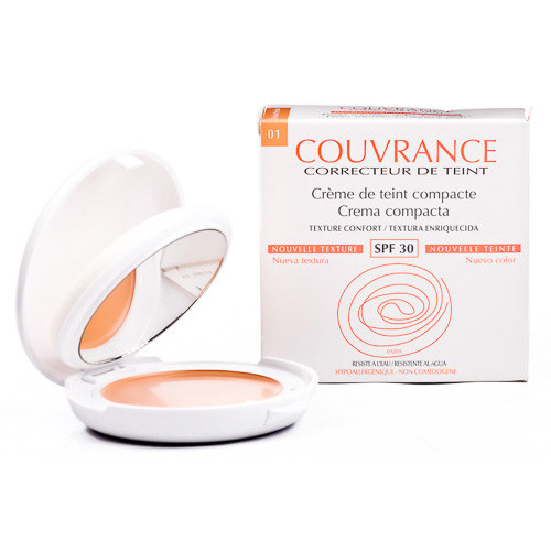 Imagen de Avene Couvrance compact F30 piel sensible porcelana