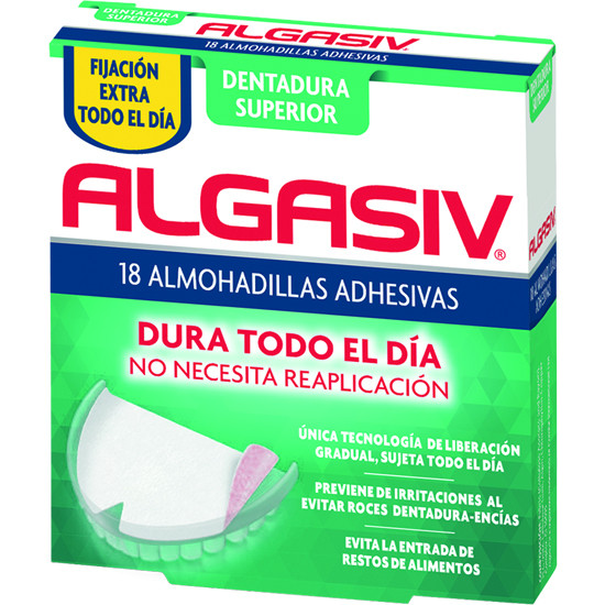 Imagen de Algasiv almohadilla superior 18 uds