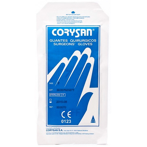 Imagen de GUANTES CORYSAN CIRUGIA ESTERIL N.7,5