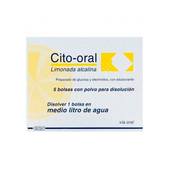 Imagen de CITO-ORAL LIMONADA ALCALINA 5 BOLSAS