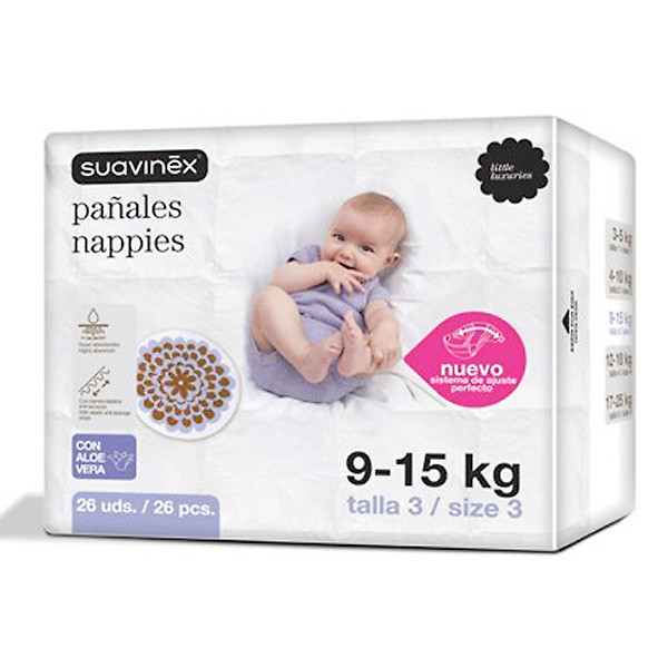 Imagen de Suavinex Pañal T/4  9-15kg 24uds