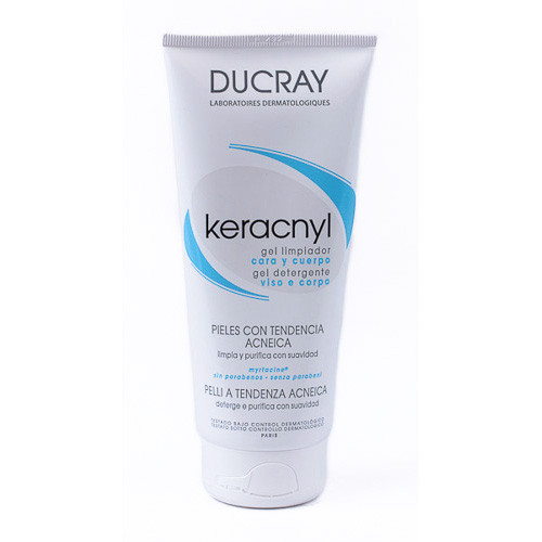 Imagen de Ducray keracnyl gel limpiador acne 200ml